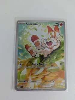 Pokemon TCG Ascended Heroes Scorbunny Illustration Rare 225/217 - Near Mint - Image 1