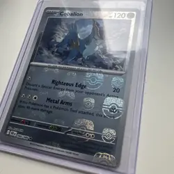 Pokemon TCG Cobalion 066/086 Master Ball Reverse Holo – S&V Black Bolt Set – NM - Image 3