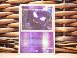 Pokemon GASTLY 63/102 REVERSE HOLO | HP Heavy Play | HS Triumphant | 2010 - Image 1
