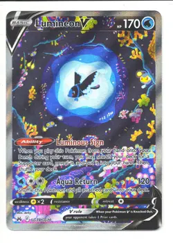Lumineon V GG39/GG70 Crown Zenith: Galarian Gallery Pokemon TCG - Image 1