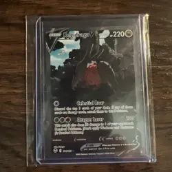 Pokemon TCG Regidrago V Ultra Rare Full Art Holo Silver Tempest 184/195 English - Image 1