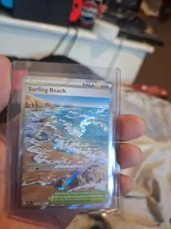 Pokemon TCG Surfing Beach 114/086 Chaos Rising Pack Fresh - Image 1