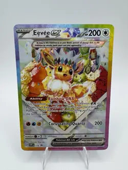 Pokemon TCG Eevee ex 174 SVP Scarlet & Violet Promo Full Art Holo 200 HP ENG - Image 1