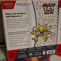 Scarlet & Violet 151 Alakazam EX Collection, Lot of 3, Pokemon TCG - Image 5
