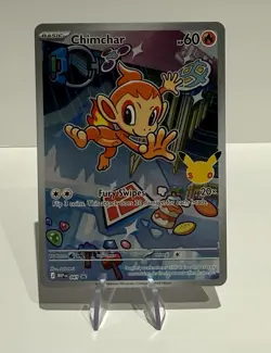 Pokemon TCG Chimchar Holo MEP Promo EN 041 - Image 1
