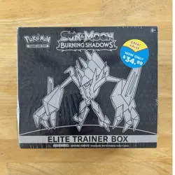 Pokemon Sun & Moon Burning Shadows Elite Trainer Box (ETB) Factory Sealed - Image 1