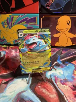 Pokemon TCG Mega Venasaur EX 003/132 Mega Evolutions Holo Rare - Image 1