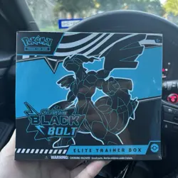 Pokemon Scarlet & Violet Black Bolt Elite Trainer Box Standard Deck Box 2025 - Image 1