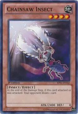 1x Chainsaw Insect - 1st Edition NM Eng YuGiOh - Battle Pack 1 - Image 1