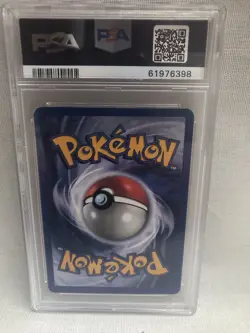 PSA 8 WOTC 2000 Team Rocket Unlimited Dark Arbok 19/82 Non Holo Rare Card NM-MT - Image 3
