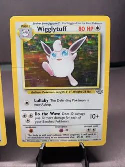 Pokemon TCG Jungle Set Lot of 2 Card Holo Rare Kangaskhan & Wigglytuff WOTC VTG - Image 3