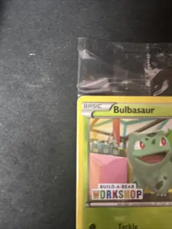 Sealed Build a Bear Pokemon Card Workshop Bulbasaur Promo Trading 1/108 D20 - Image 4