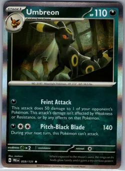 Umbreon 059/131 Holo SV: Prismatic Evolutions - Pokemon Card - NM - Image 1