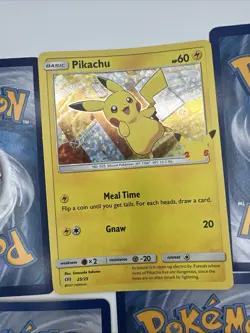 Pokemon Promo Pikachu 25/25 HOLO 25th Anniversary Mcdonalds 2021 Card HOLO lot 5 - Image 3