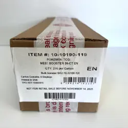Pokemon TCG Phantasmal Flames Booster Box Case - 6x Booster Boxes Sealed - Image 1