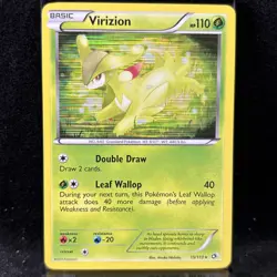 VIRIZION 15/113 LEGENDARY TREASURES HOLO RARE POKEMON TCG - Image 1