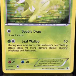 VIRIZION 15/113 LEGENDARY TREASURES HOLO RARE POKEMON TCG - Image 2