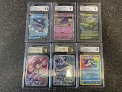 Lot Of 6 CGC ETC Graded Pokemon Cards JAPANESE ENG Pristine 10 Illustration Rare - Image 1