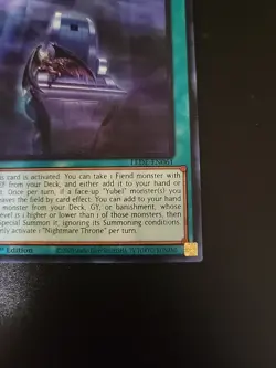 Yu-Gi-Oh! Legacy of Destruction - Nightmare Throne LEDE-EN061 1st Ed - Image 5