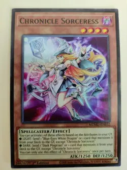 Chronicle Sorceress MZMU-EN032 Collector's Rare 1st Edition LP - Image 1