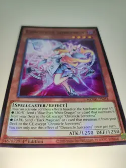 Chronicle Sorceress MZMU-EN032 Collector's Rare 1st Edition LP - Image 4