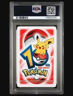 Charizard- PSA 10 - 2006 JPN Pokemon Center 10th Anniversary Playing Card - Image 2