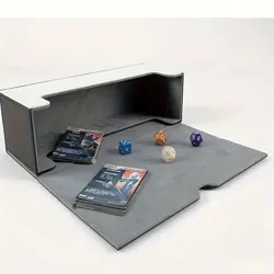 600 Card Deck Case for Trading Cards, Leather Magnetic Closure Commander Card - Image 1