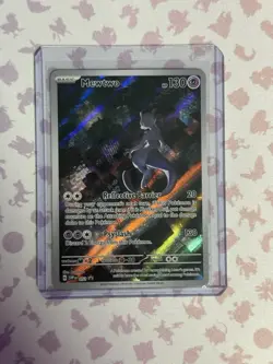 Pokemon TCG Mewtwo Full Art IR Promo Card 052 - Image 1