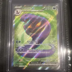 Arbok ex 185/165 SV: Scarlet & Violet 151 Ultra Rare Pokemon TCG Card NM - Image 1