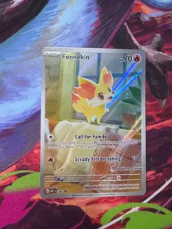 Chaos Rising Fennekin Pokemon Center Promo Card Stamped - Image 1
