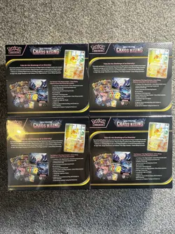 4 x Pokemon TCG Chaos Rising Pokemon Center ETB (New & Sealed) - Image 2