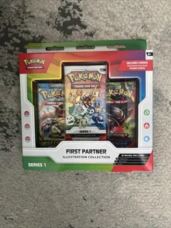 Pokemon TCG First Partner Illustration Collection Series 1 New Sealed - Image 1