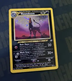 The Pokemon Company Houndoom 08/64 Neo Revelation Holo Rare 70 HP English 2000 - Image 1
