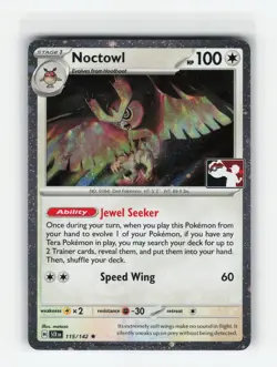NOCTOWL 115/142 COSMOS HOLO PRIZE PACK POKEMON TCG NM - Image 1