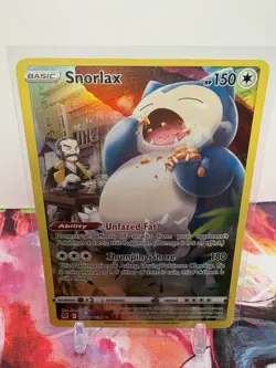 Pokemon TCG Snorlax TG10/TG30 Lost Origin Trainer Gallery Ultra Rare Holo EN - Image 1