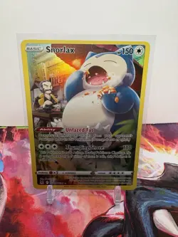 Pokemon TCG Snorlax TG10/TG30 Lost Origin Trainer Gallery Ultra Rare Holo EN - Image 2
