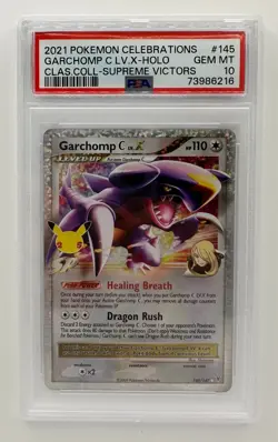 ~~~ Pokemon TCG - GEM MINT GARCHOMP C LV.X #145 Celebrations PSA 10 ~~~ - Image 1