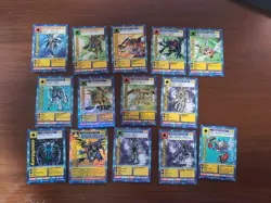 Lot of 14 1999 Bandai Digimon Cards - 3 Holos, 13 1st Edition - Image 1