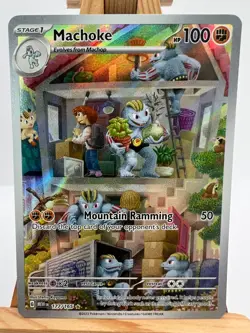 Pokemon TCG - S&V 151 - 177/165 Machoke - Illustration Rare - NM/M - Image 1