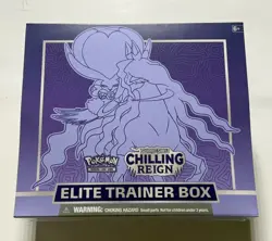 Pokemon Chilling Reign Shadow Rider Calyrex Elite Trainer Box ETB New Sealed - Image 1