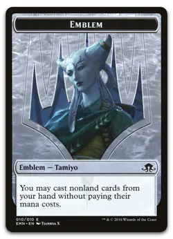 Emblem - Tamiyo, Field Researcher #10 (NM) Eldritch Moon EMN Magic MTG - Image 1