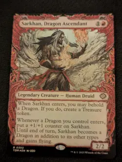 Sarkhan, Dragon Ascendant (Showcase) - Tarkir Dragonstorm - NM (see pics) MTG - Image 1