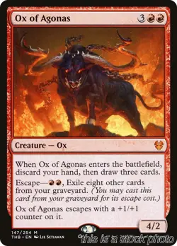 Ox of Agonas - NM - 147 - THB - EN - Theros Beyond Death - Image 1