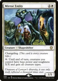 MTG - MIRROR ENTITY - Crimson Vow Commander (R) - Image 1