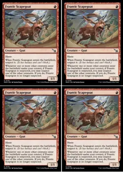 MTG - 4x FRANTIC SCAPEGOAT - Murders at Karlov Manor (U) - Image 1