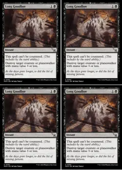 MTG - 4x LONG GOODBYE - Murders at Karlov Manor (U) - Image 1