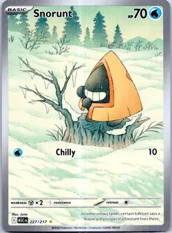 Snorunt 227/217 IR Illustration Rare Pokemon Ascended Heroes - Image 1