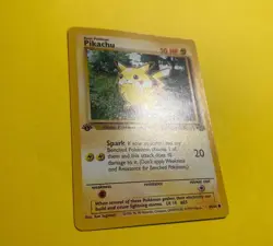 FIRST EDITION BASIC POKEMON PIKACHU JUNGLE SERIES COMMON - Image 2