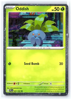 Oddish (Cosmos Holo) 001/094 Holo Miscellaneous Cards & Products Pokemon NM - Image 1