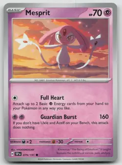 Mesprit 079/191 Surging Sparks Pokemon NM Common - Image 1